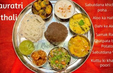 navratri thali